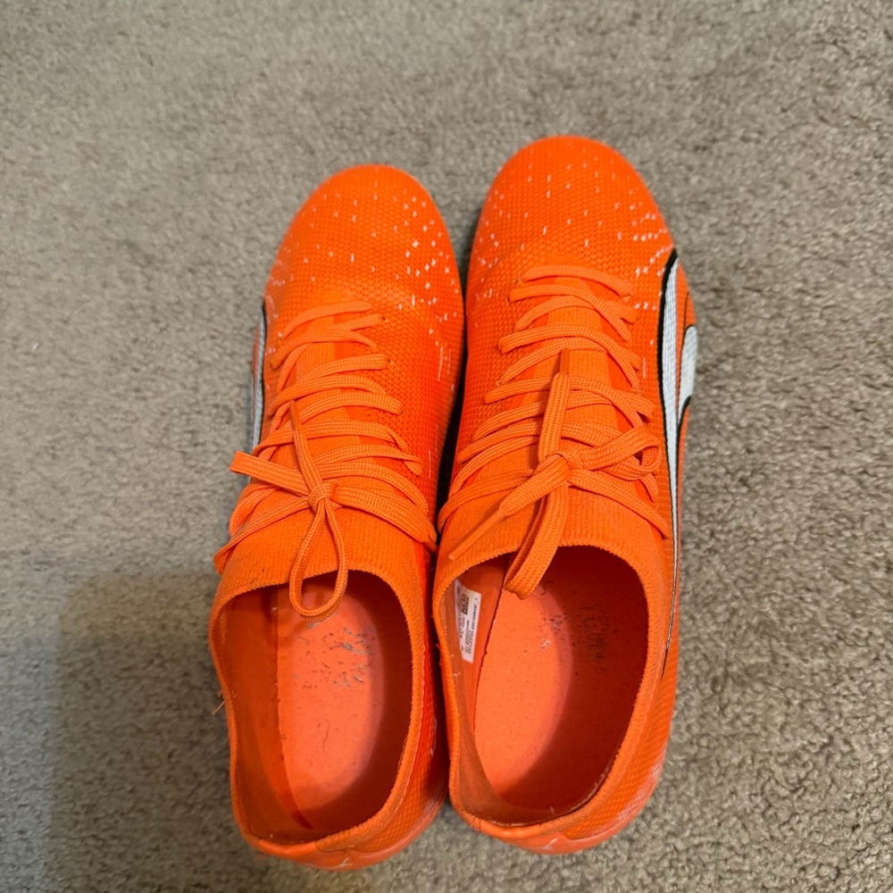 Puma Orange Athletic Shoes
